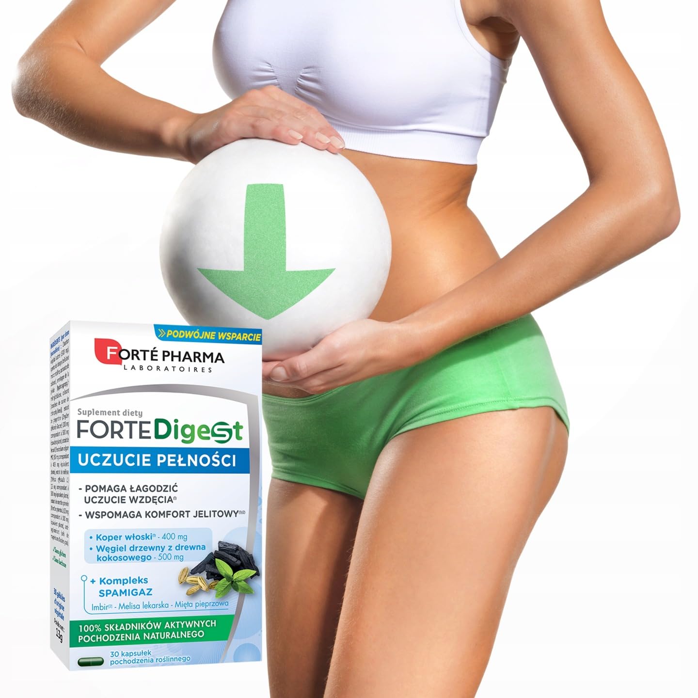 FORTE DIGEST uczucie pełności Redukuje wzdęcia