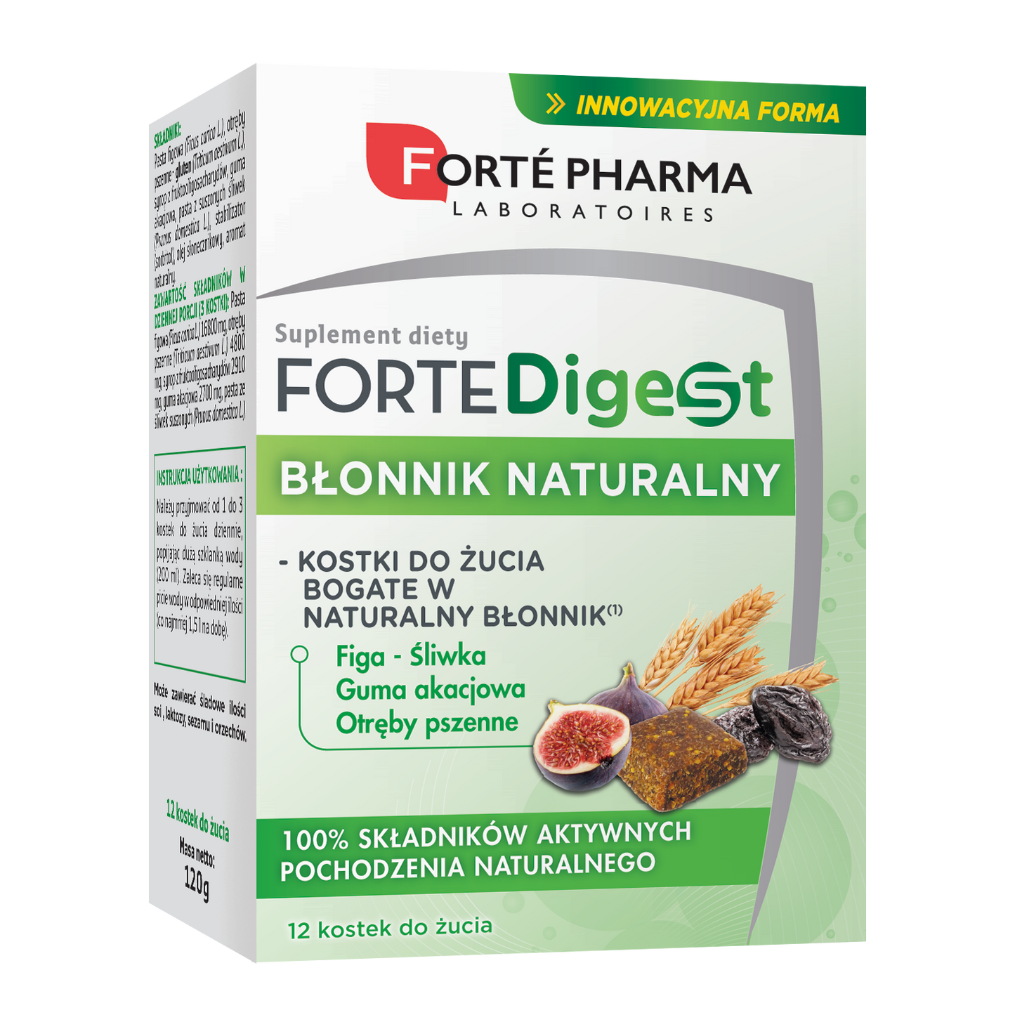 ForteDigest Błonnik Naturalny kostki